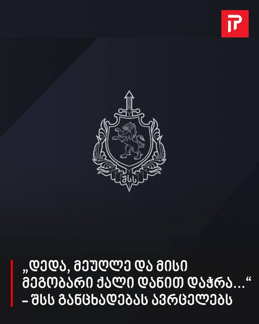 „დედა, მეუღლე და მისი მეგობარი ქალი დანით დაჭრა…“ – შსს განცხადებას ავრცელებს